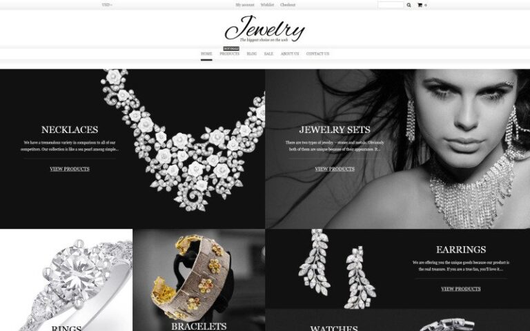 6 Best Jewelry eCommerce website templates in 2024